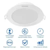 Lampu Philips Downlight Radiantline D200 23W 65K Putih - Gambar 2